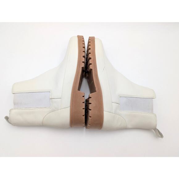Rebecca Allen The All Weather Chelsea Ankle Boots Women's Cream Size US8M EU38.5 - Picture 6 of 13